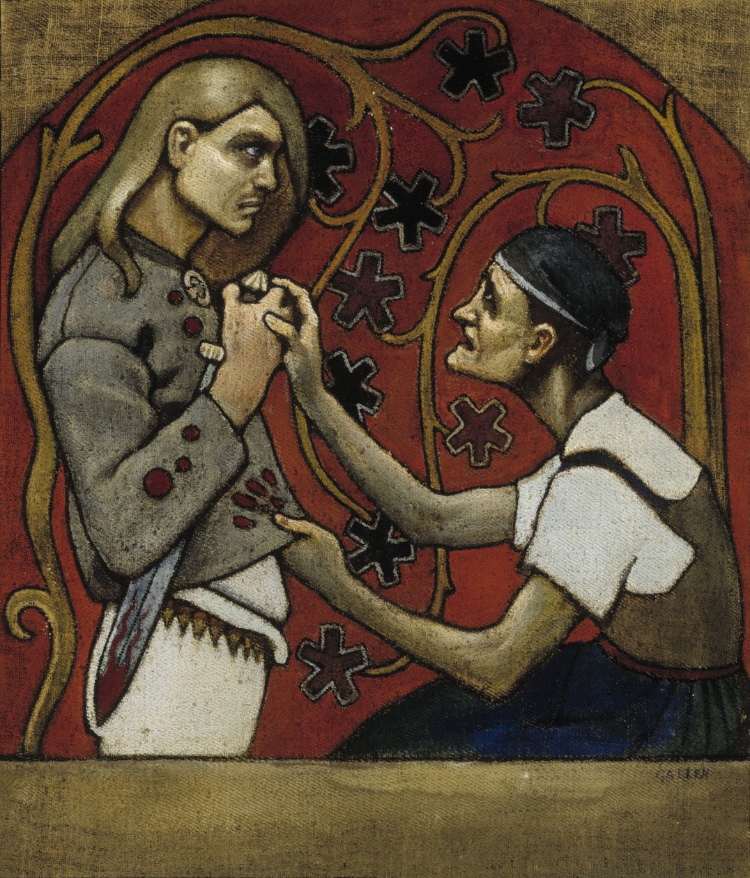 kardeş katli by Akseli Gallen Kallela
