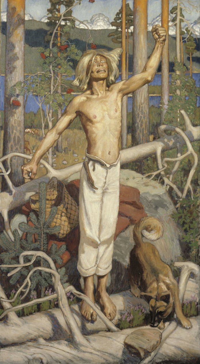 kullervo küfür by Akseli Gallen Kallela