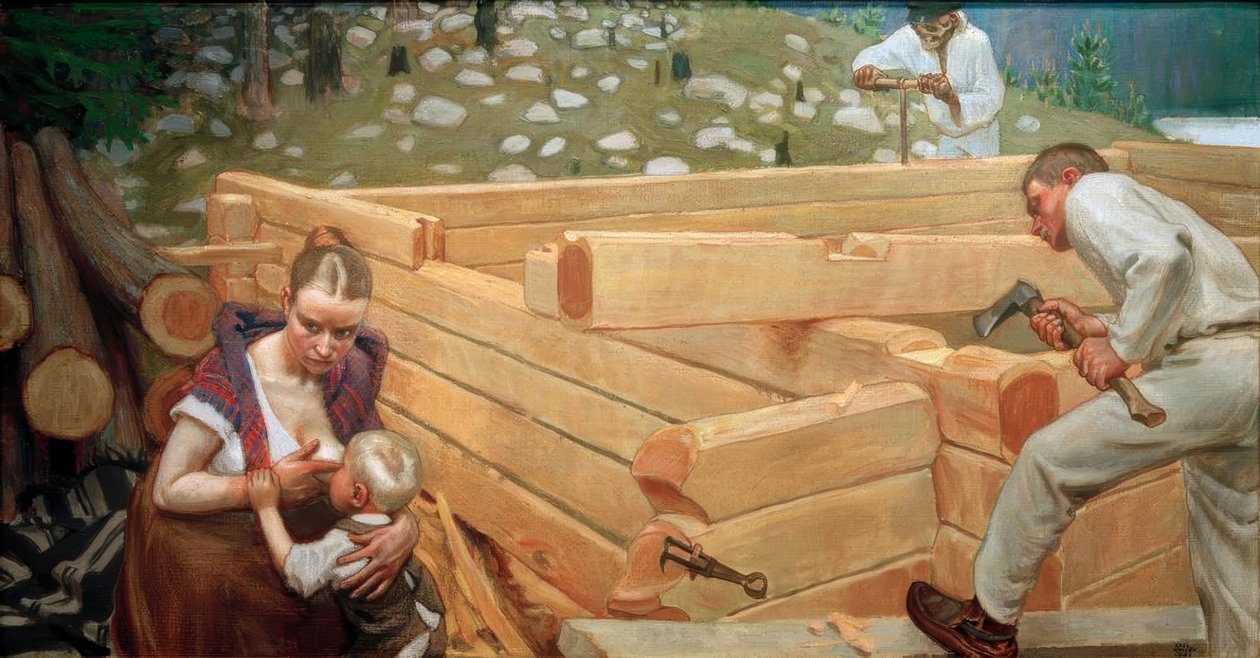Yapı by Akseli Valdemar Gallen Kallela