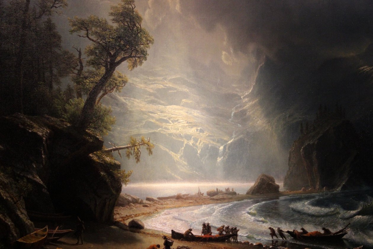 Puget Sesi by Albert Bierstadt