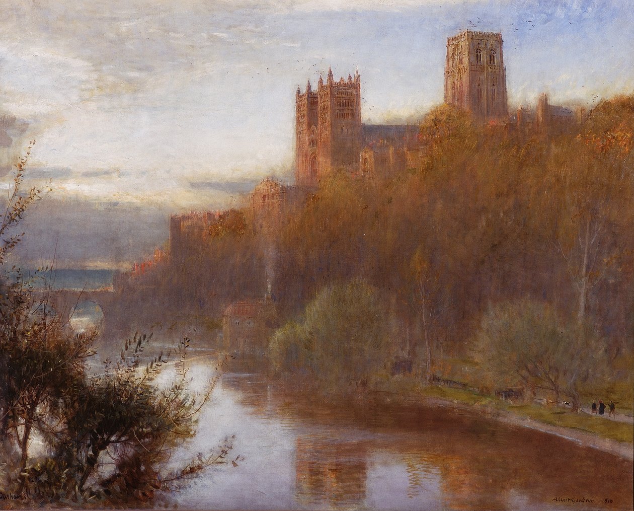Durham Katedrali, 1910 by Albert Goodwin