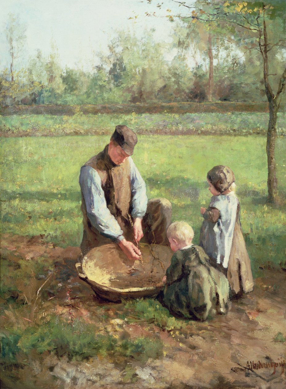 baba iş izlemek by Albert Neuhuys