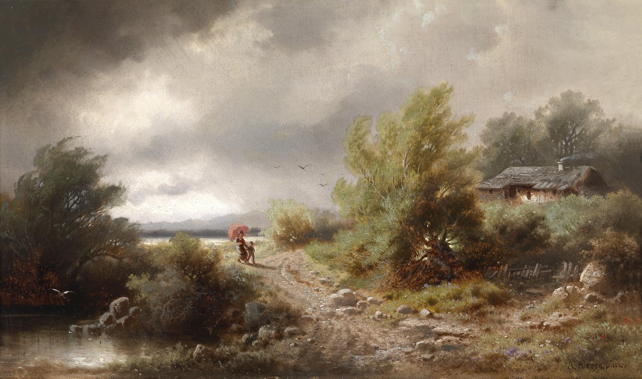 yaklaşan fırtına by Albert Rieger