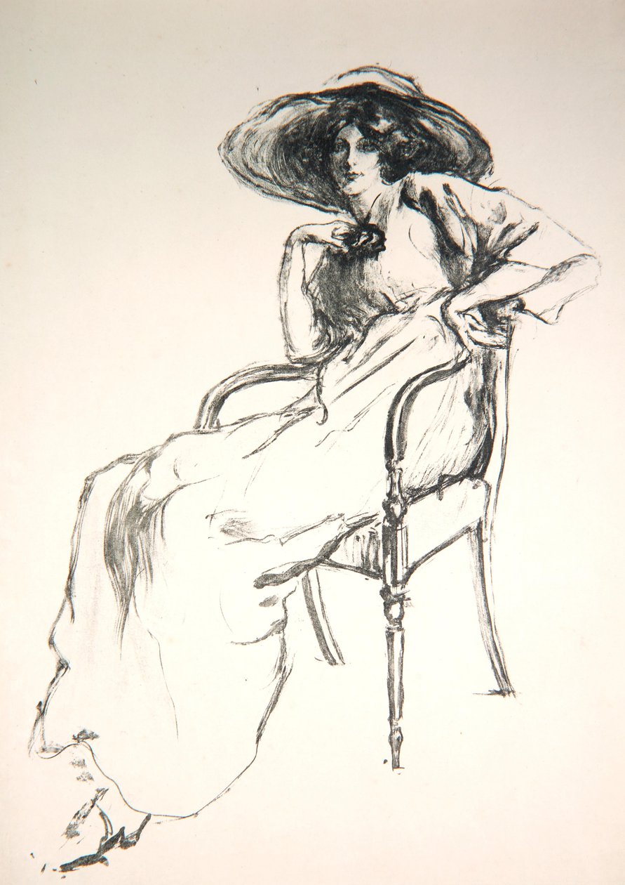 ದಿ ರೆಂಡೆಜ್ವಸ್, 1914 ಟರ್ಕ್ by Albert de Belleroche