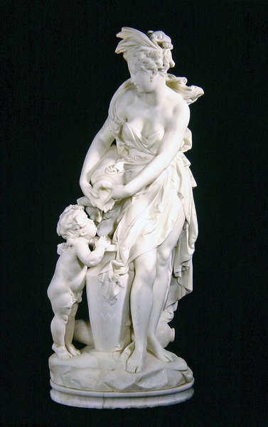 La Source (beyaz mermer) by Albert Ernest Carrier Belleuse