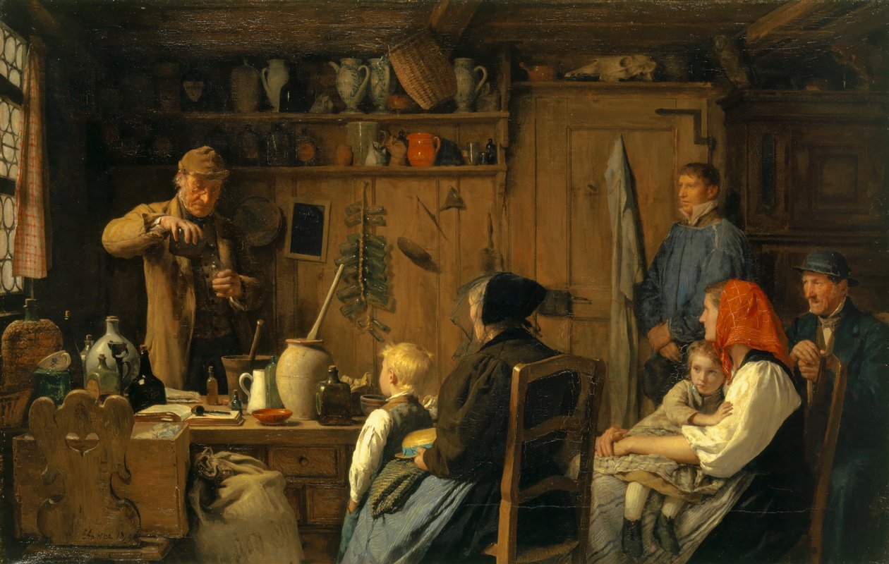 Vakum I, 1879 by Albert Anker