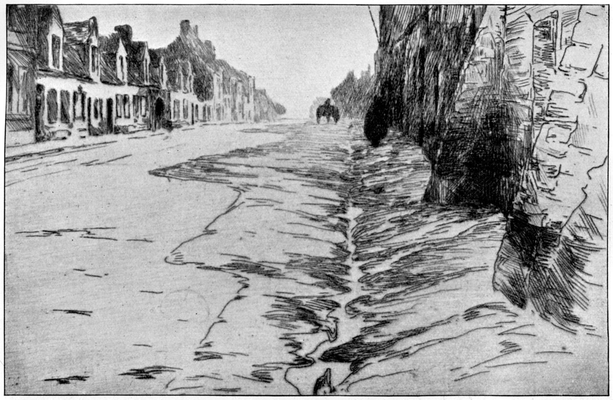 High Street, Flanders, 1898. by Albert Baertsoen