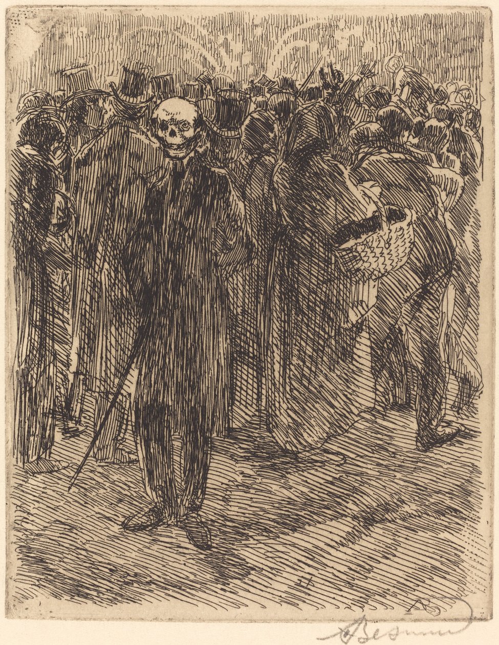 Kalabalıkta by Albert Besnard