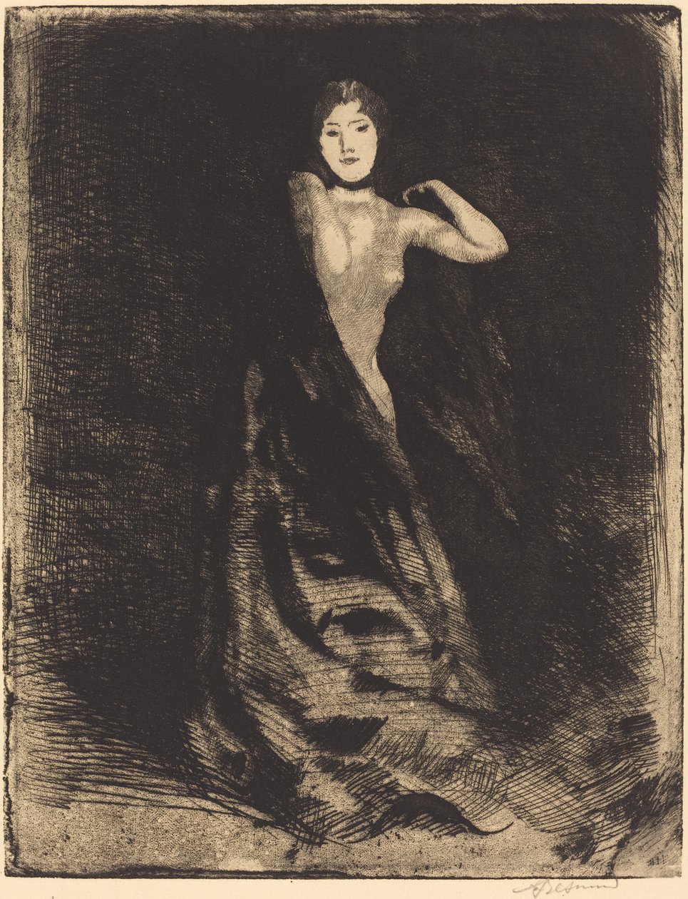 Kadın (ön cephe) by Albert Besnard