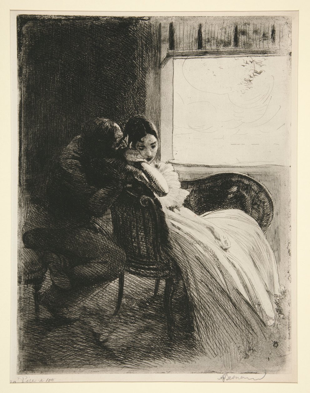 Le Flört (Flört) by Albert Besnard