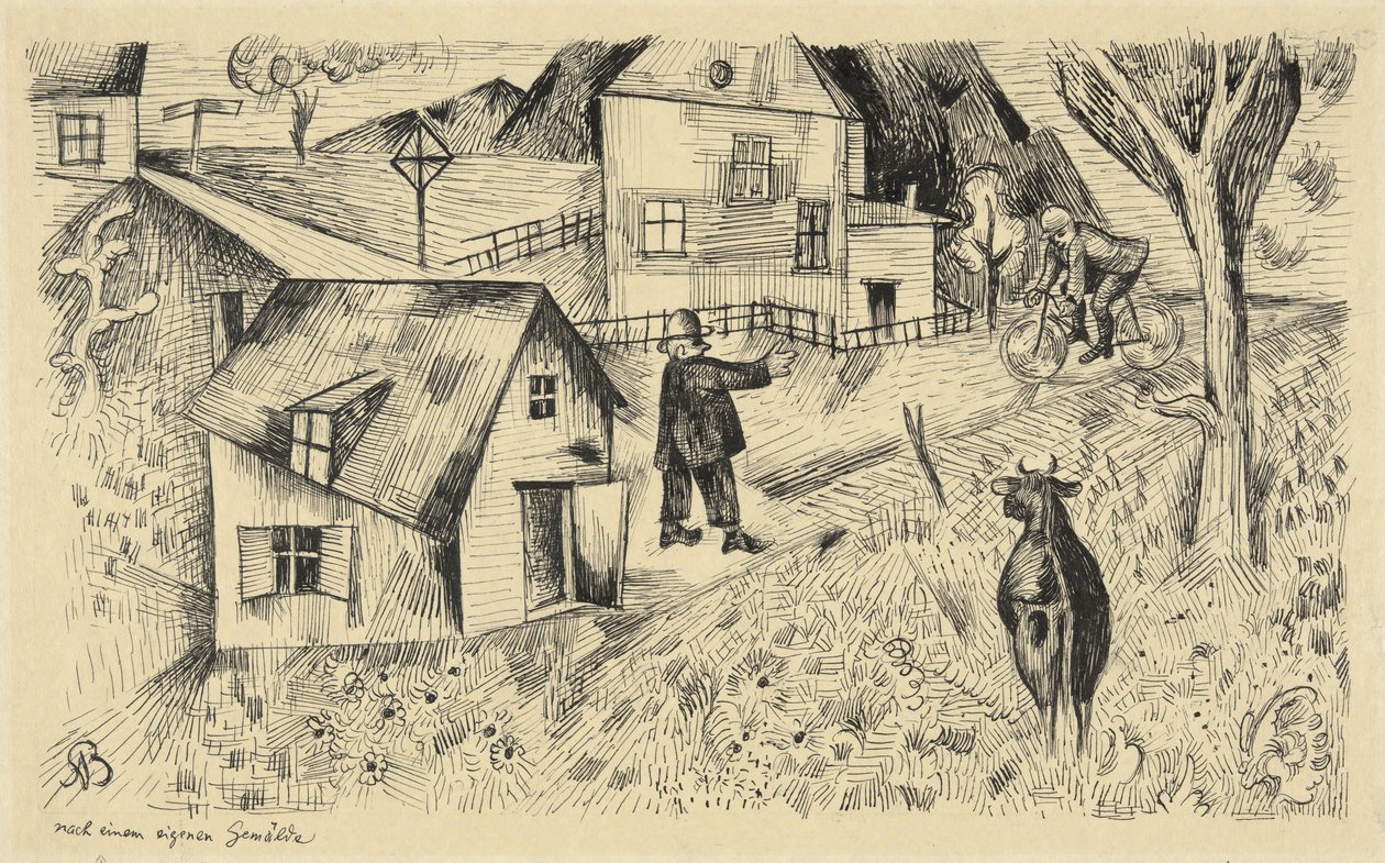 Feierabend (Tatil Akşamı) by Albert Bloch