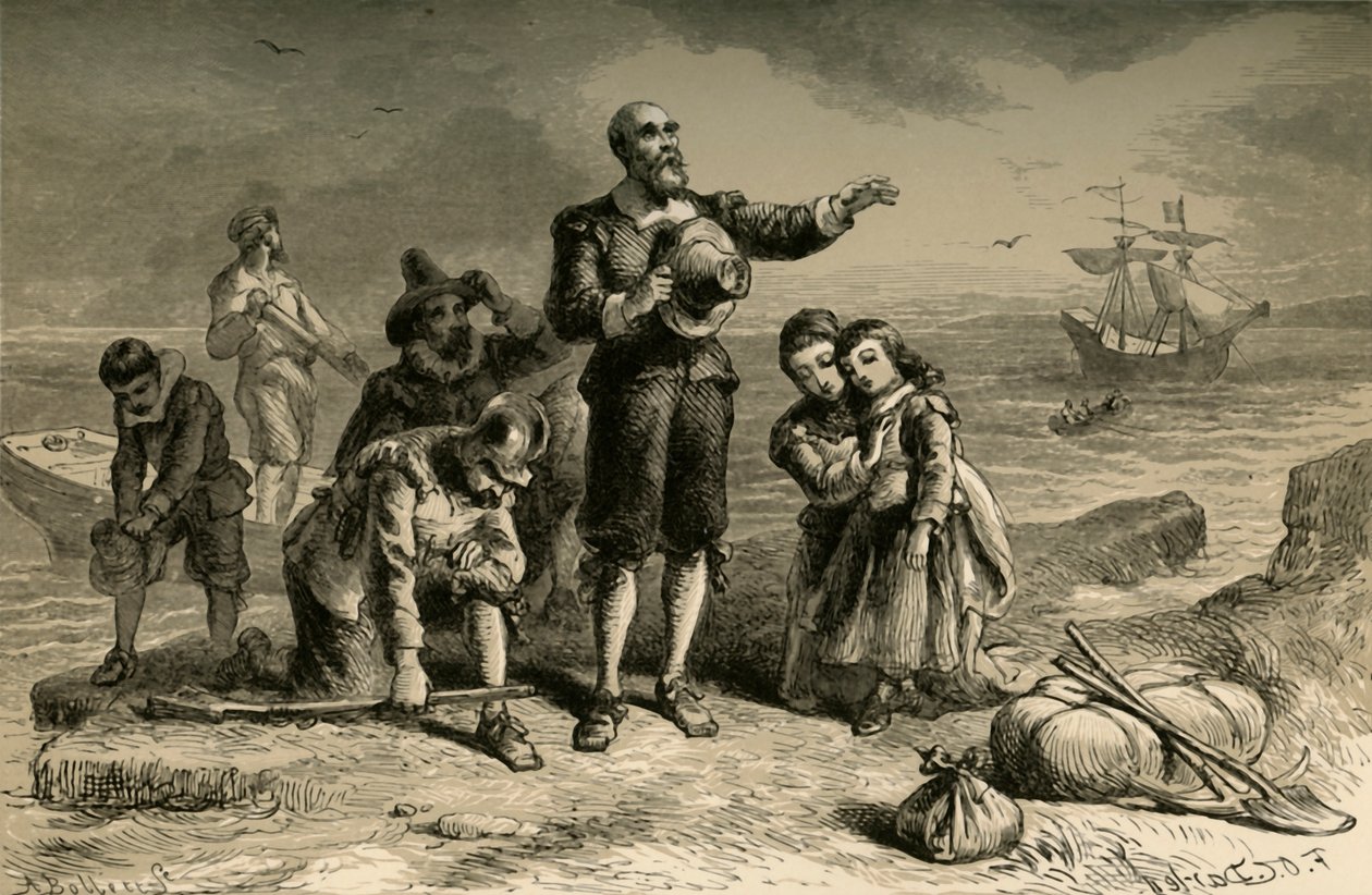 Hacıların İnişi, 1877. by Albert Bobbett