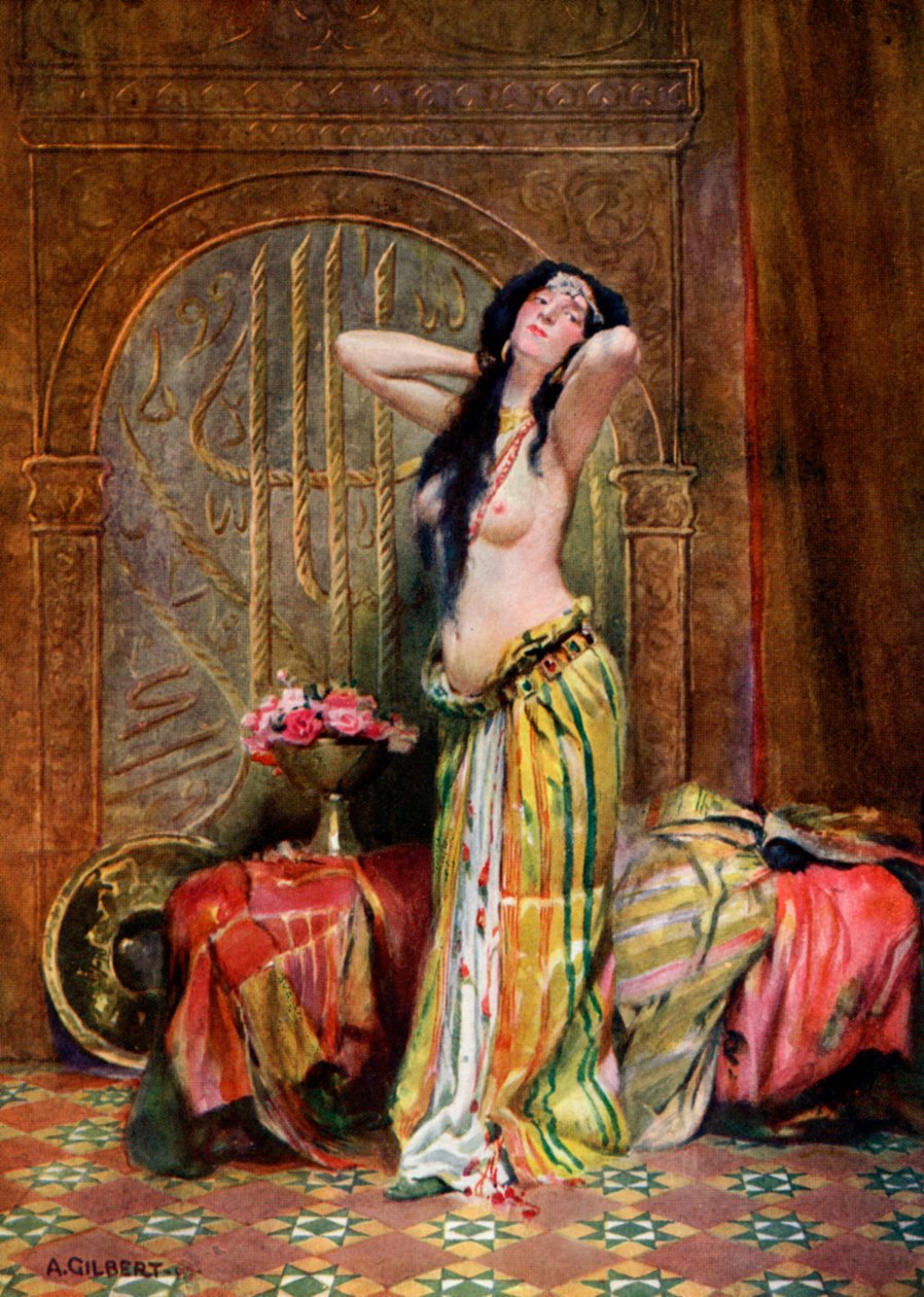 Doğulu Kız, 1908-1909. by Albert Gilbert