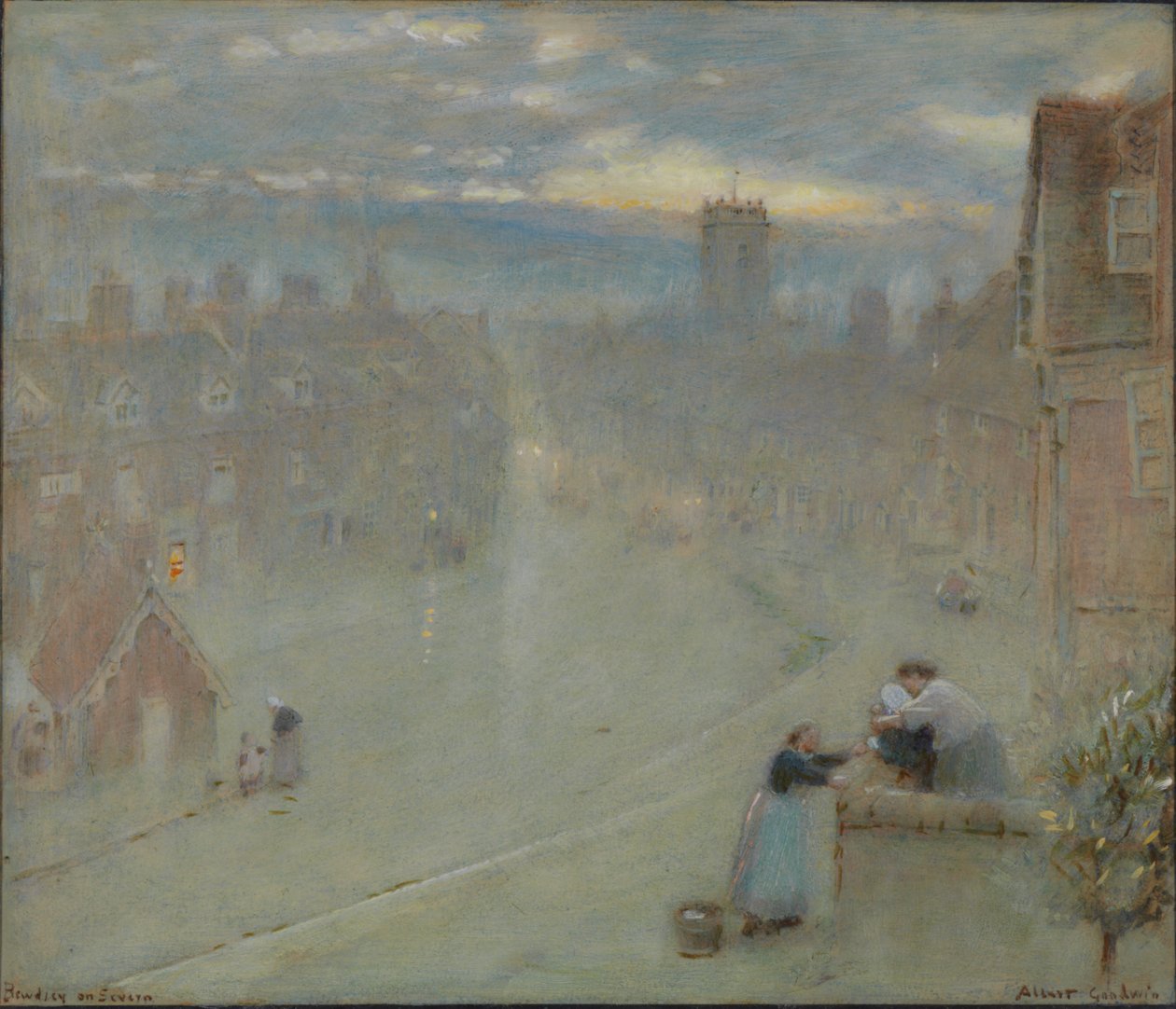 Severn üzerinde Bewdley by Albert Goodwin