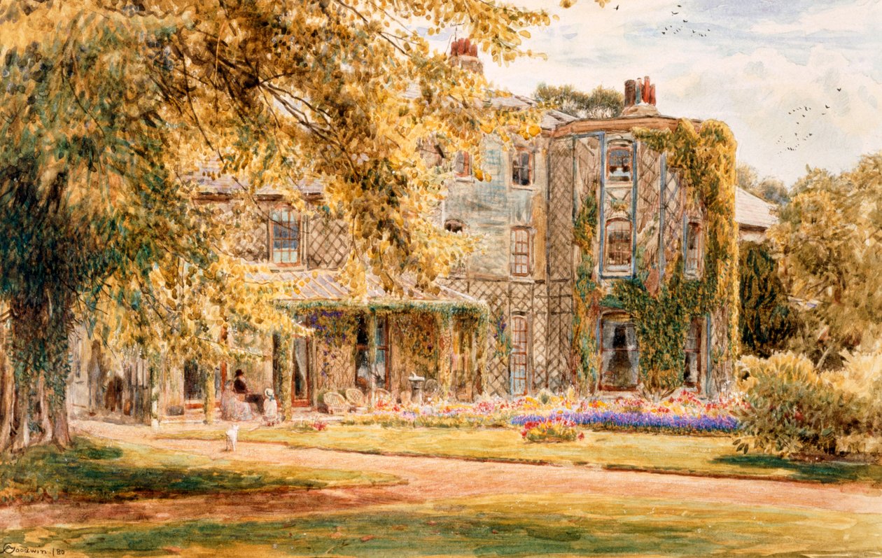 Aşağı ev by Albert Goodwin