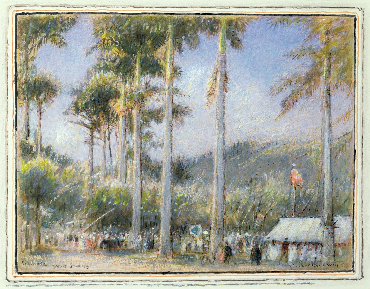 Grenada, Batı Hint Adaları by Albert Goodwin