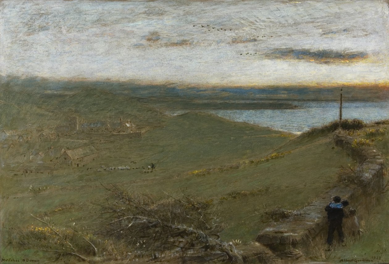 Mortehoe, Kuzey Devon by Albert Goodwin