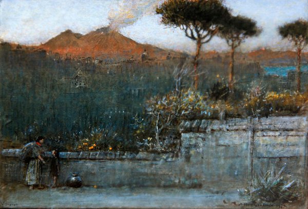 Vezüv by Albert Goodwin