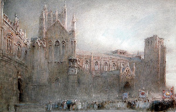 Kuyular Katedrali by Albert Goodwin