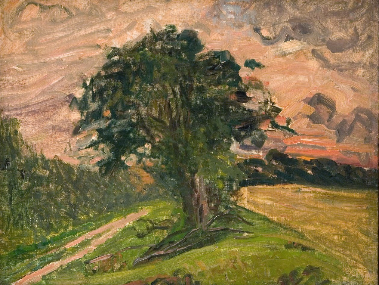 Akşam manzarası. Tisvilde by Albert Gottschalk