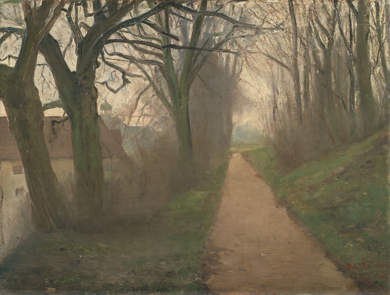 Aralık ayında Kale by Albert Gottschalk