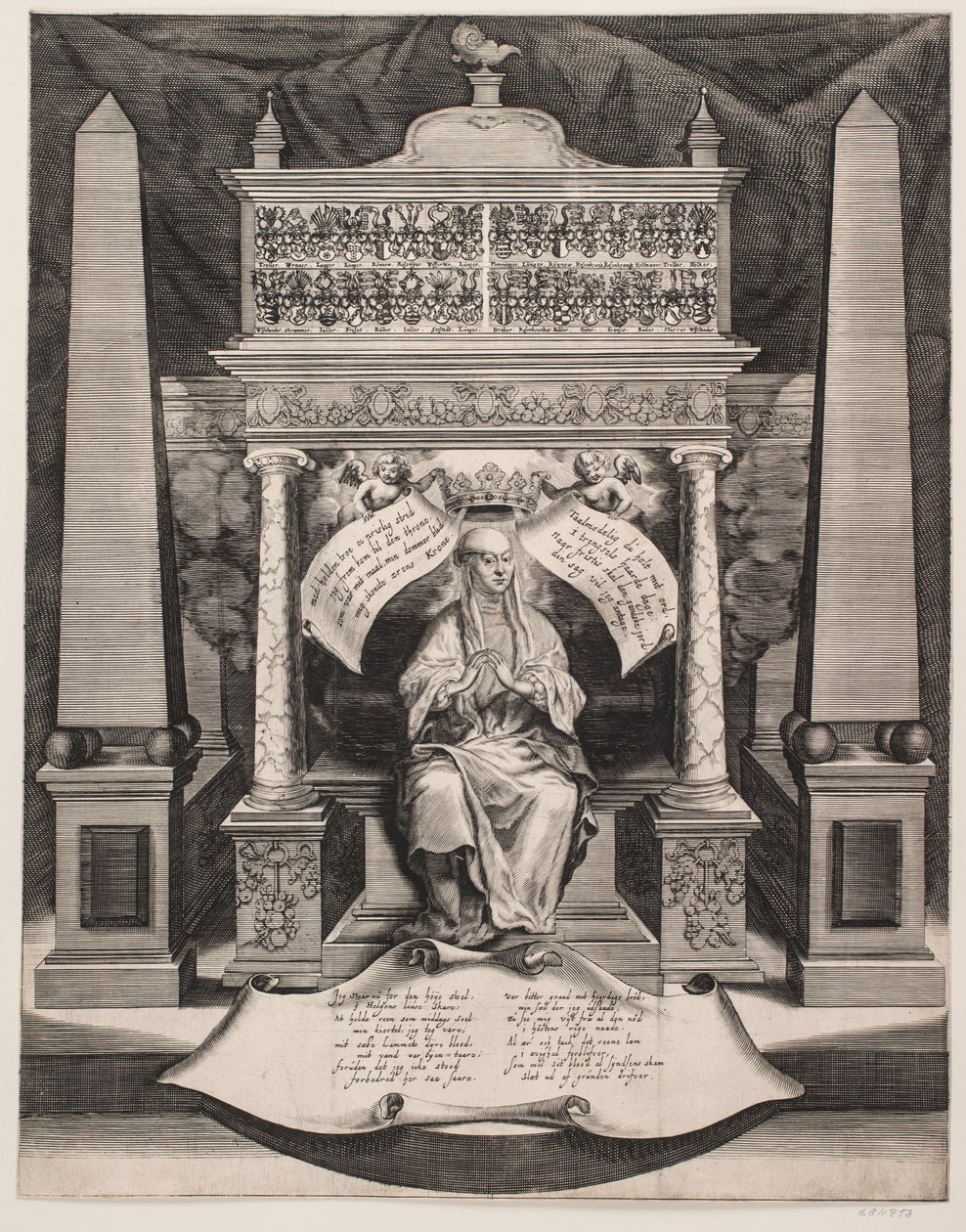 Elisabeth Hareketi. Anıt yaprakları by Albert Haelwegh