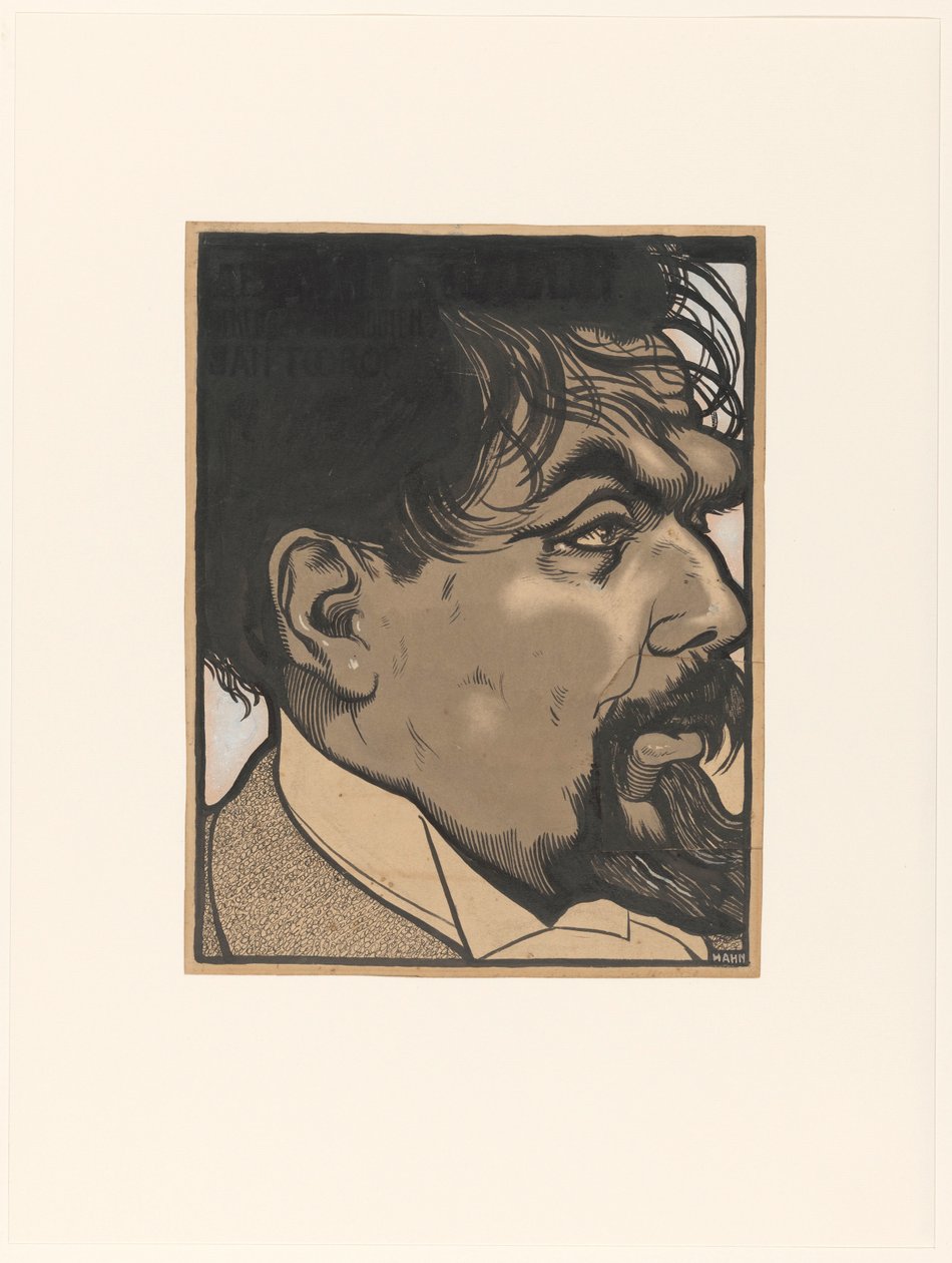 Jan Toorop'un Portresi by Albert Hahn (I)