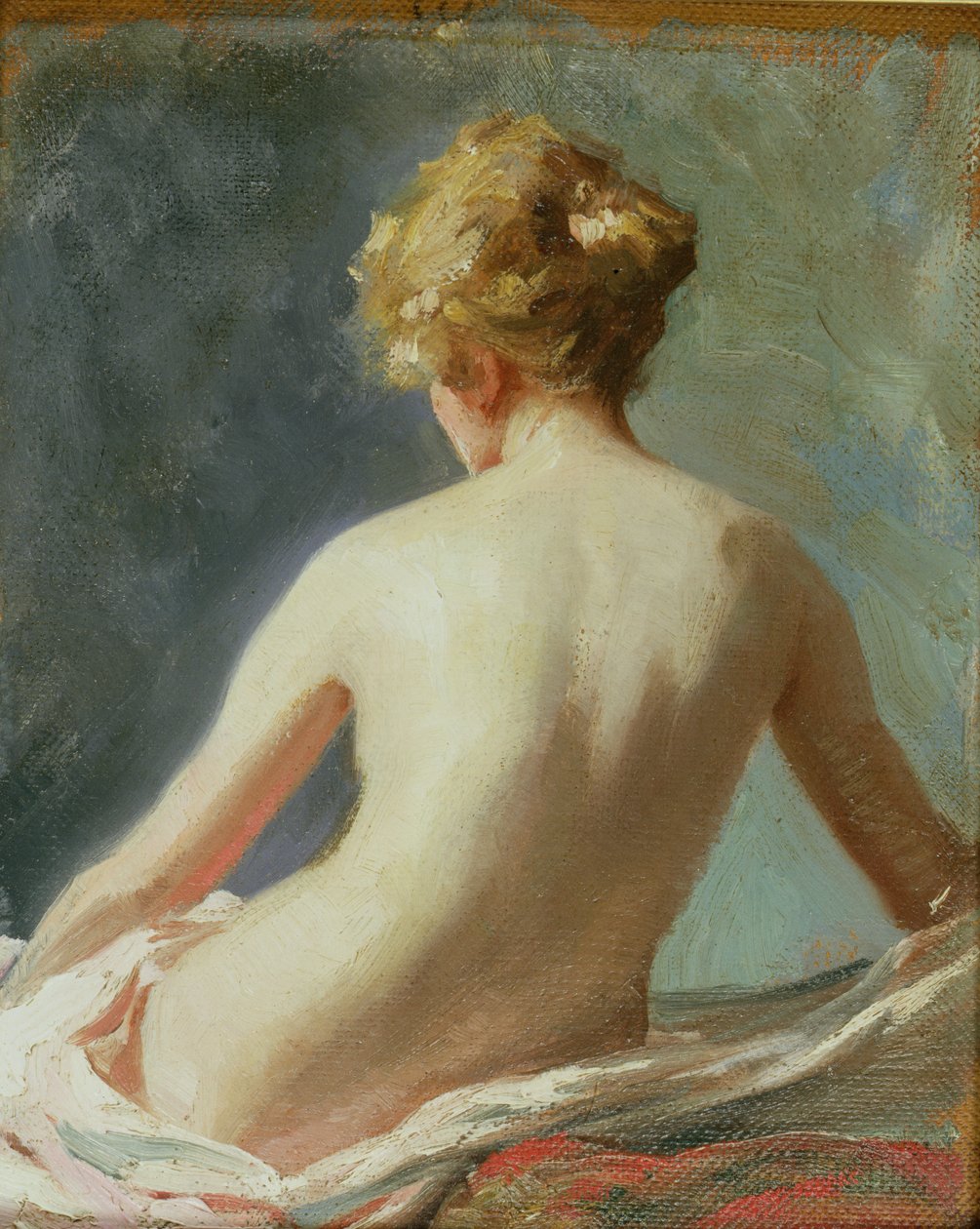 Kadın Çıplak (gemide yağ) by Albert Henry Collings