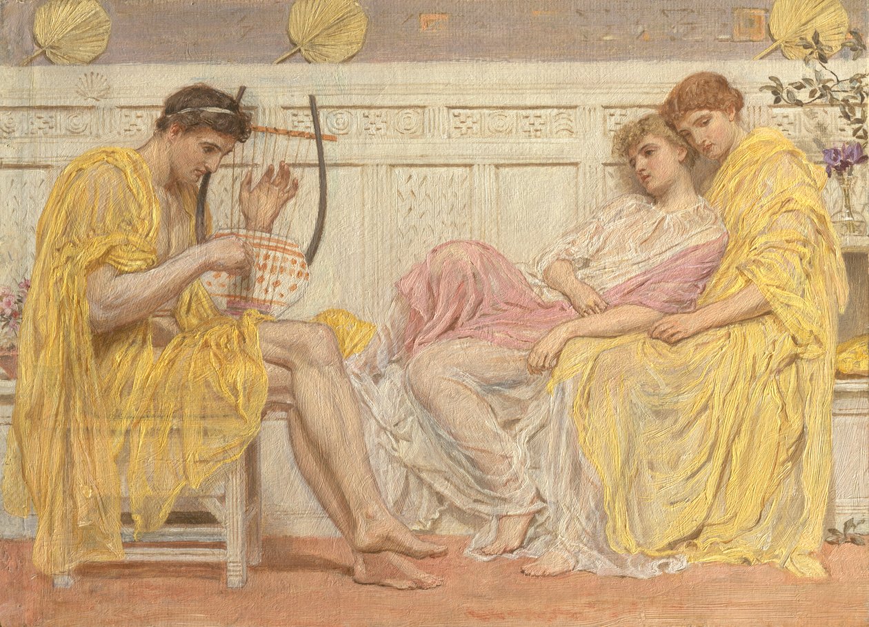 Müzisyen by Albert Joseph Moore