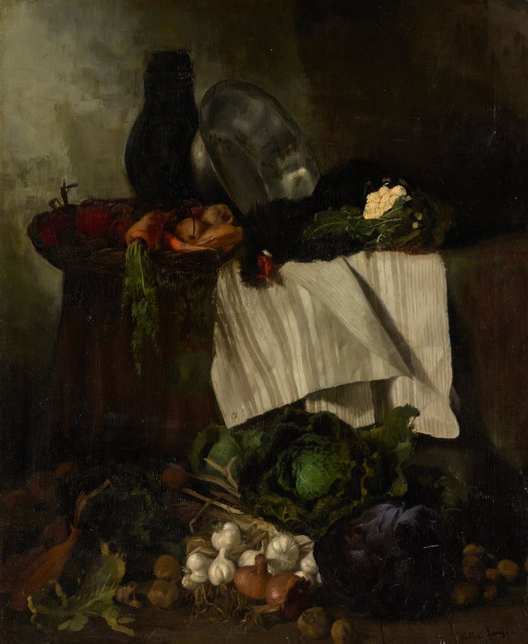 sebze natürmort by Albert Lang