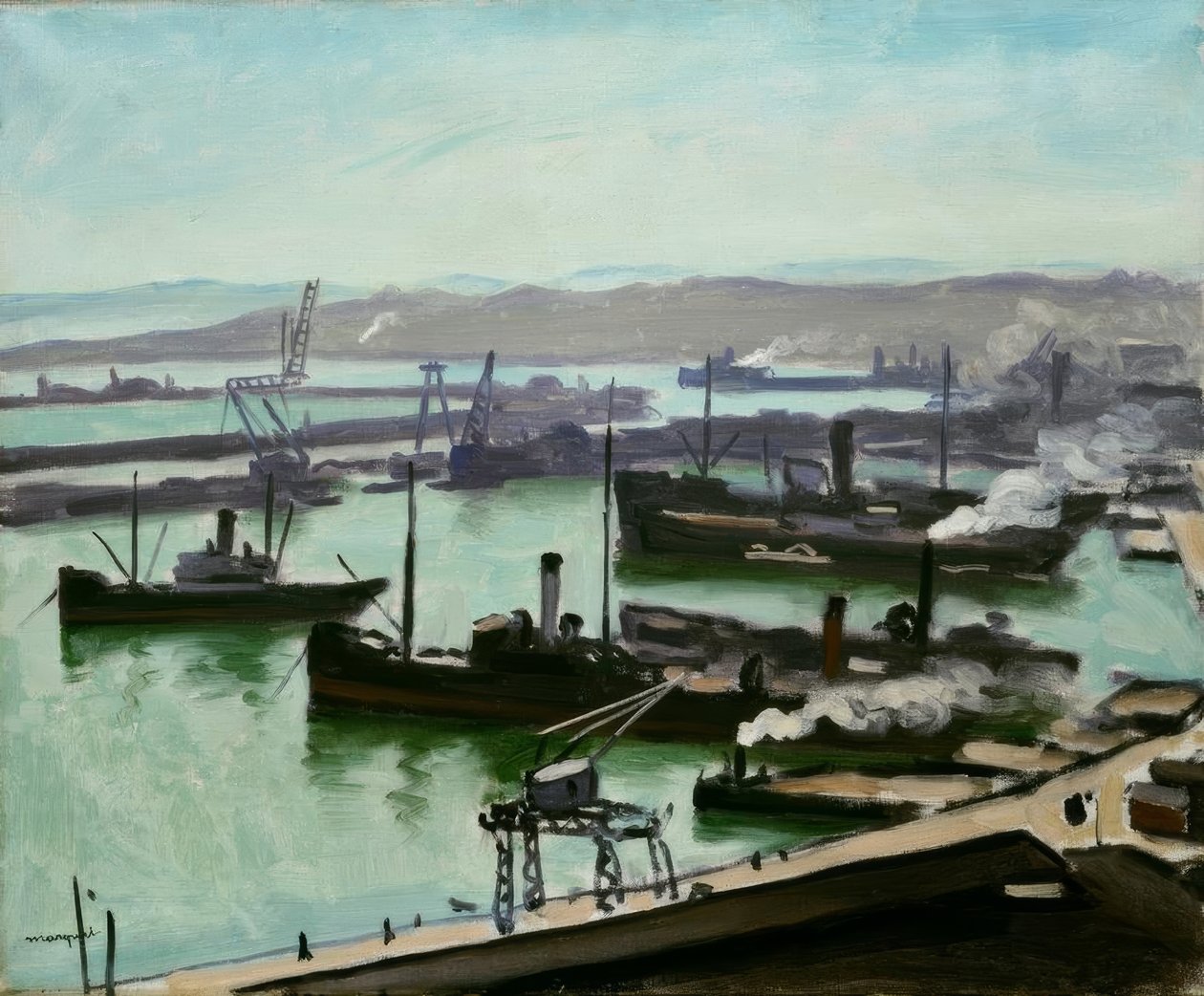 Cezayir limanı by Albert Marquet