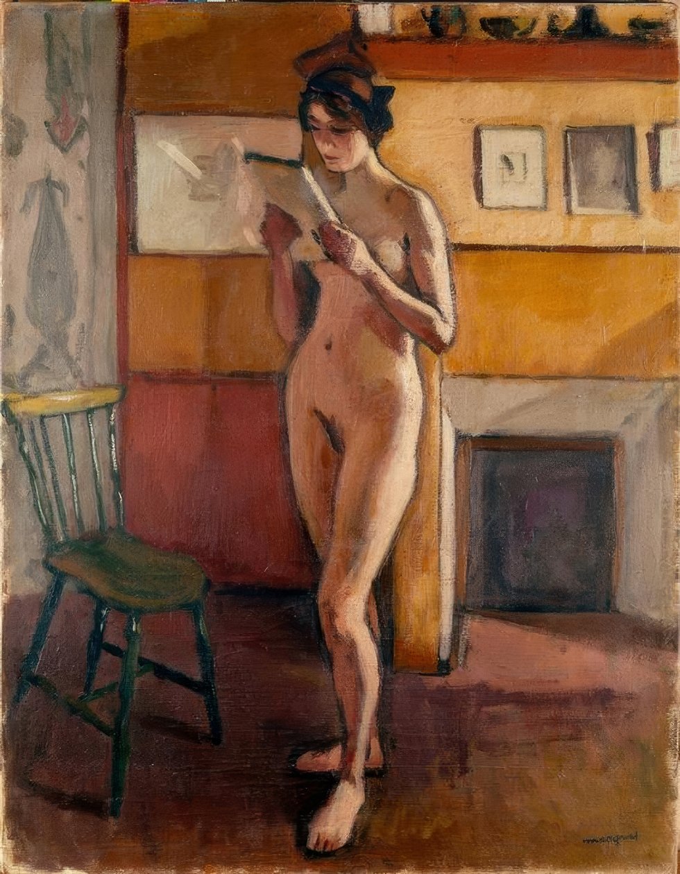 ayakta kadın çıplak by Albert Marquet