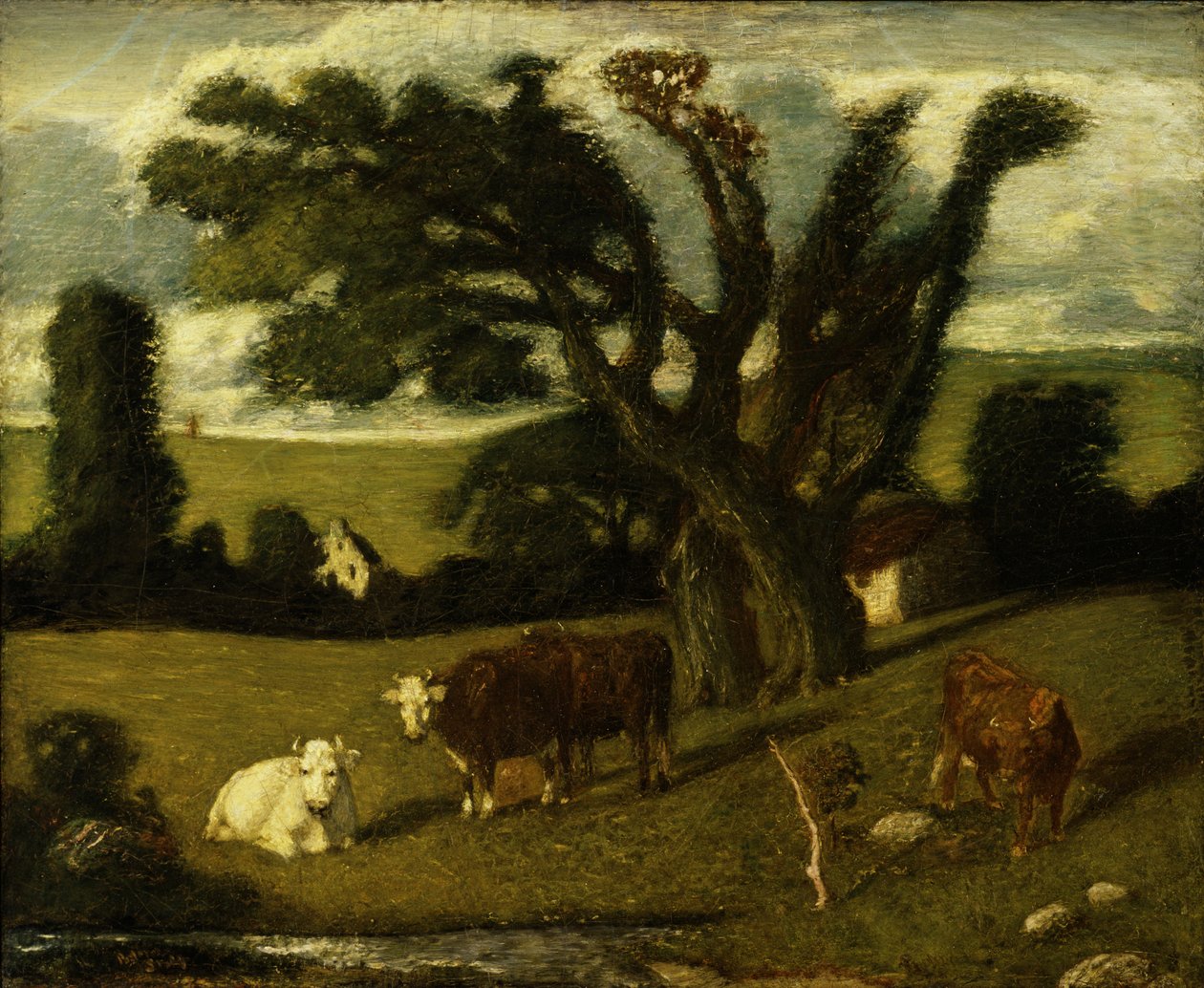 Pastoral Çalışma, 1897. by Albert Pinkham Ryder
