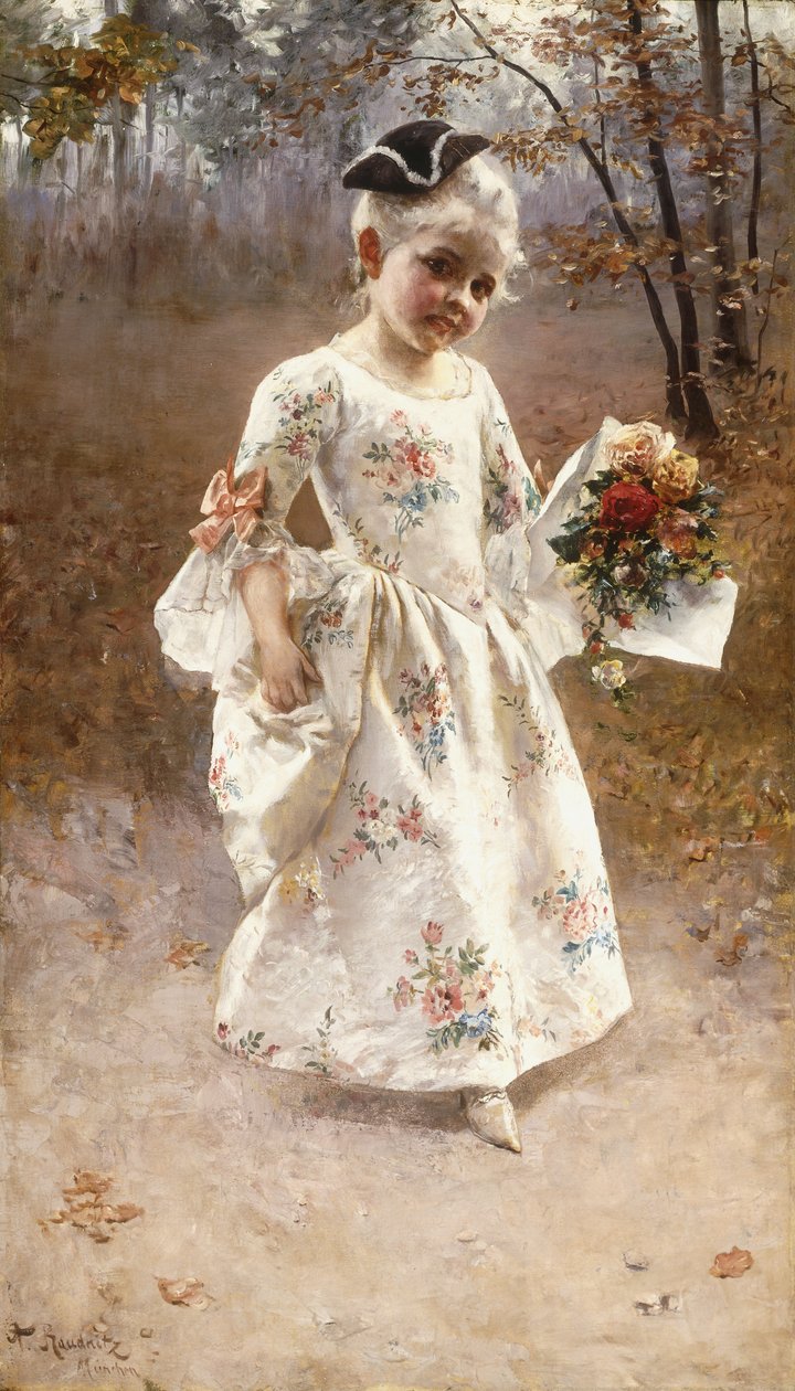 Küçük Çiçek Kız by Albert Raudnitz