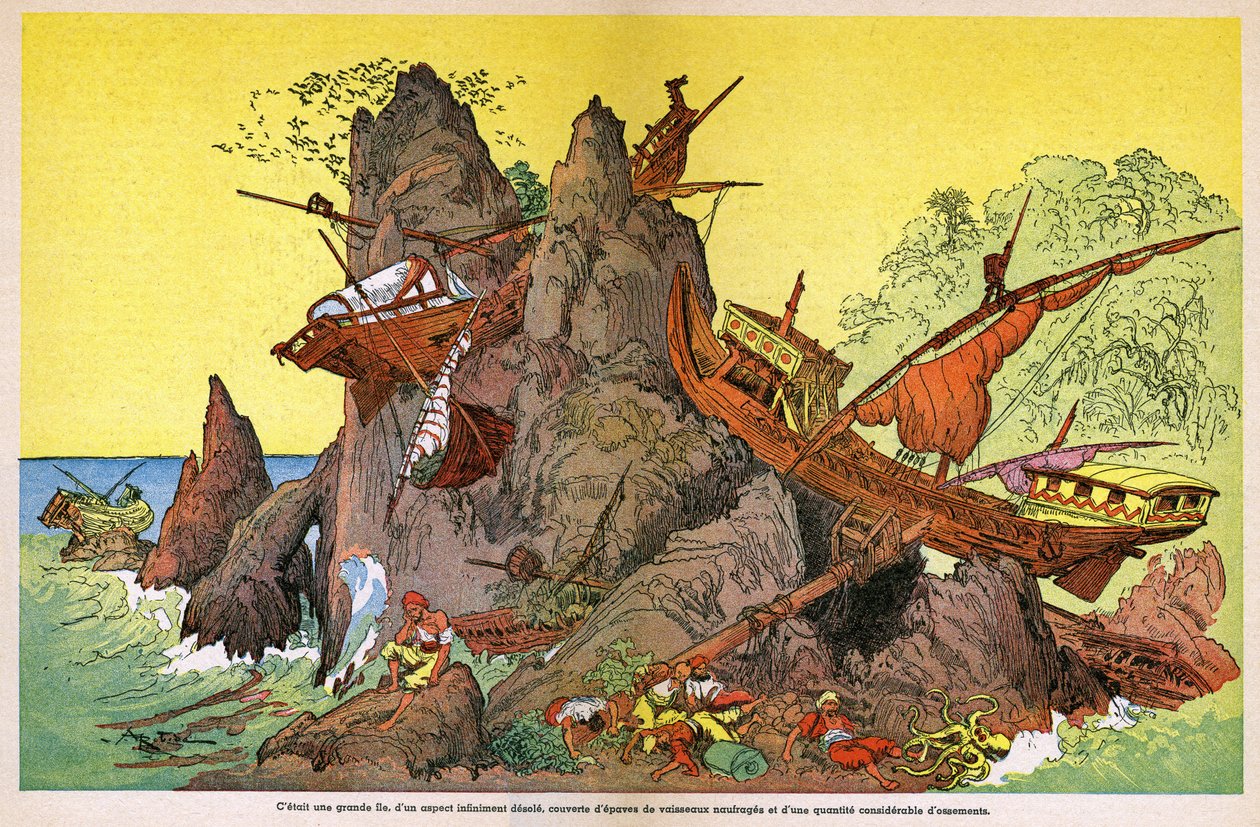 denizci sindbad by Albert Robida