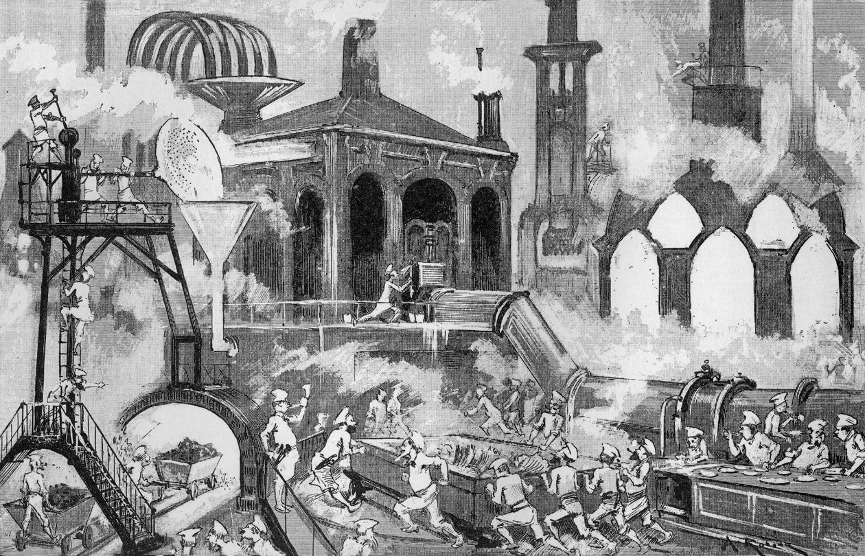 Büyük gıda fabrikası by Albert Robida