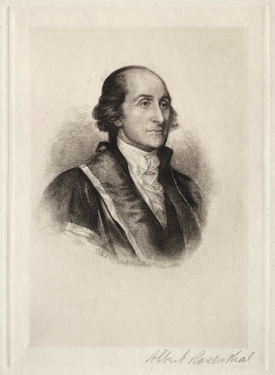 John Jay, 1887. by Albert Rosenthal