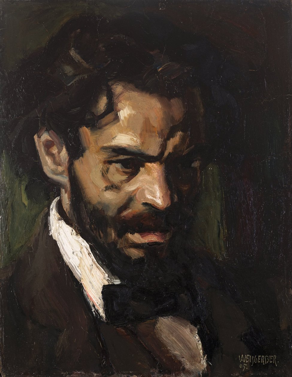 Şair Ludwig Scharf by Albert Weisgerber