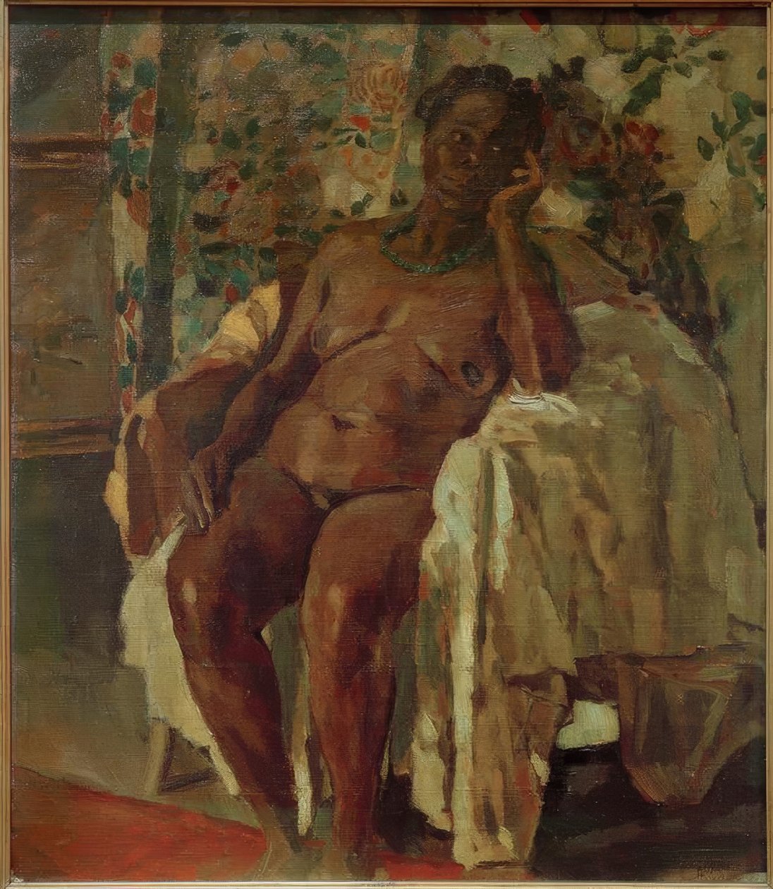 Oturan (Oturan Zenci) by Albert Weisgerber