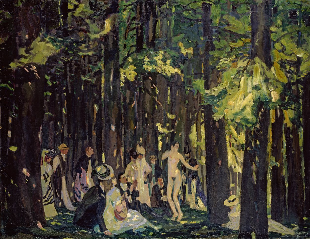 yaz günü by Albert Weisgerber