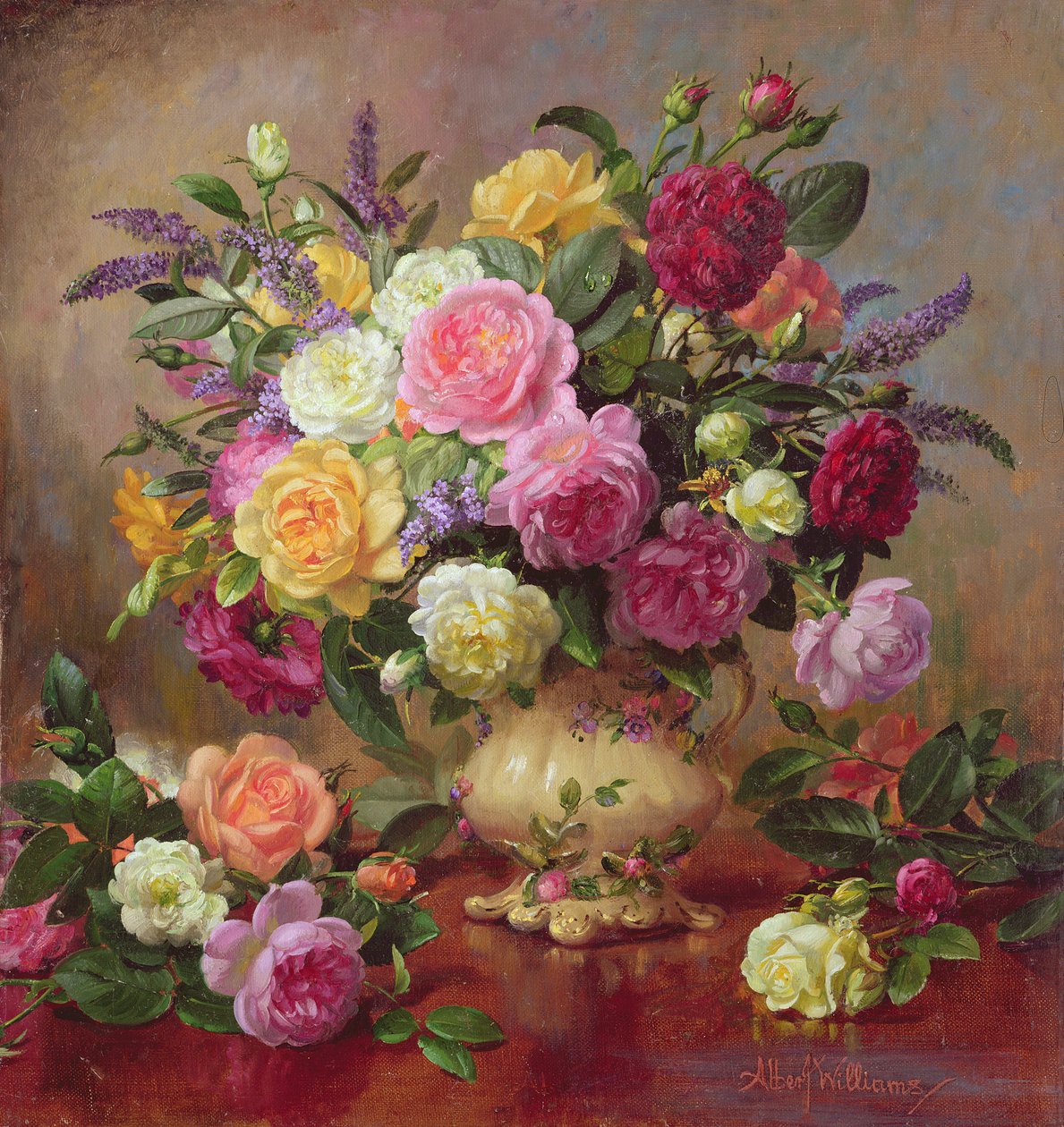 Victoria Bahçesinden Güller by Albert Williams
