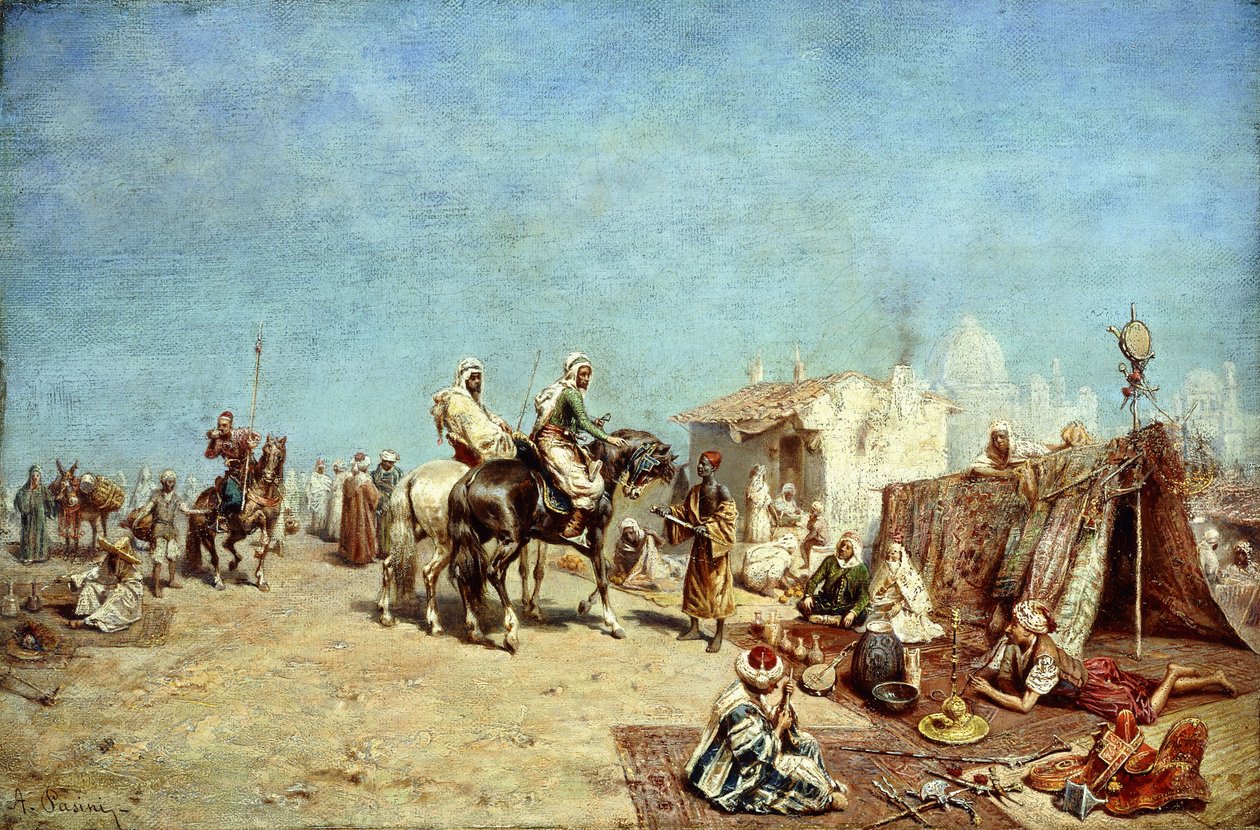 Arap Kampı, by Alberto Pasini