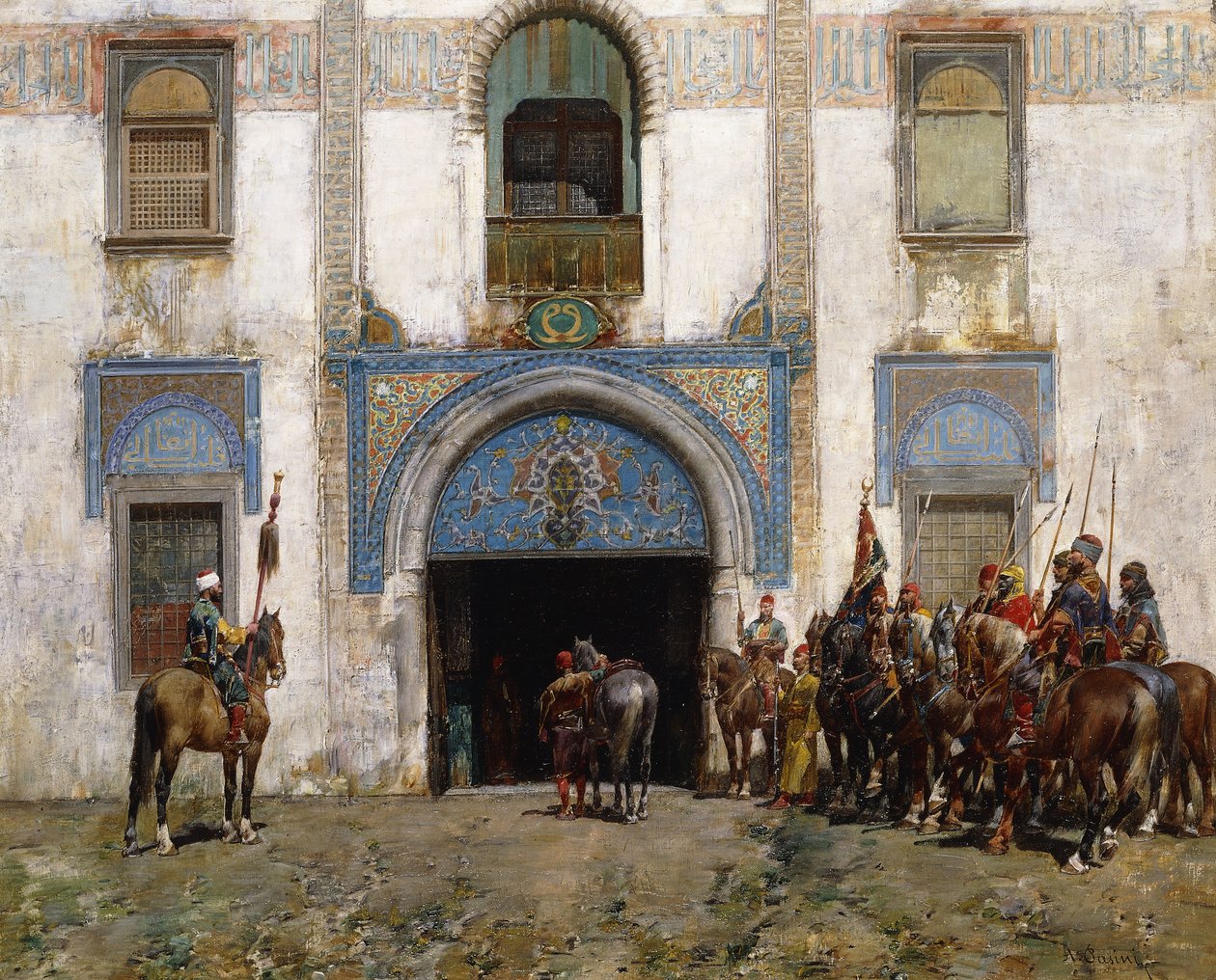 Saray Muhafızları, by Alberto Pasini
