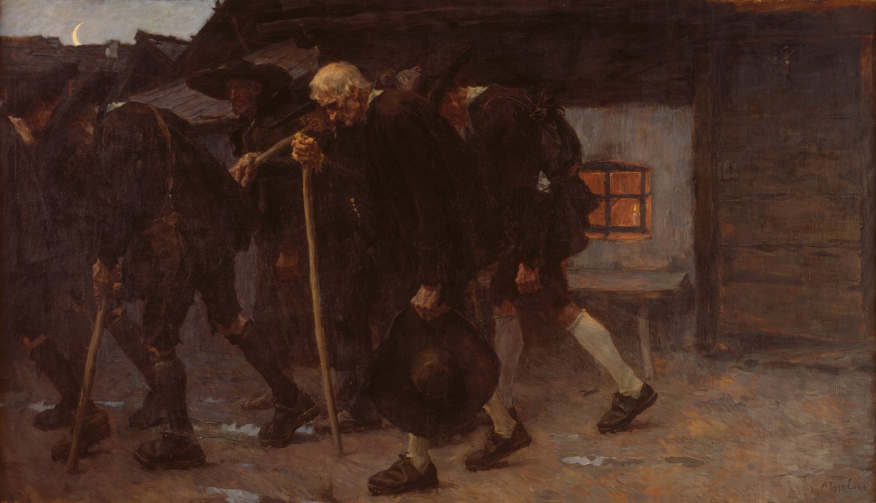 Barış anlaşmasının ardından by Albin Egger Lienz