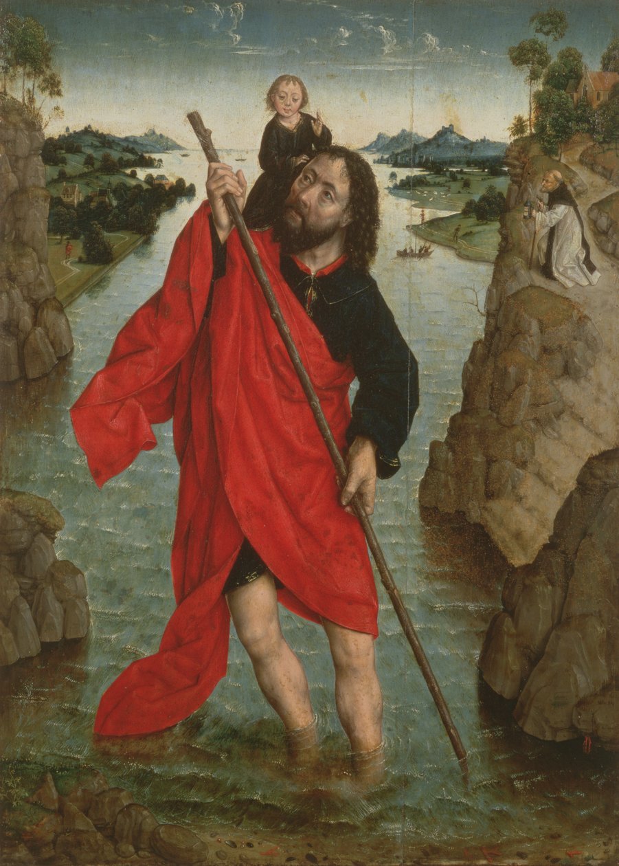 Aziz Christopher (panel) by Albrecht Bouts