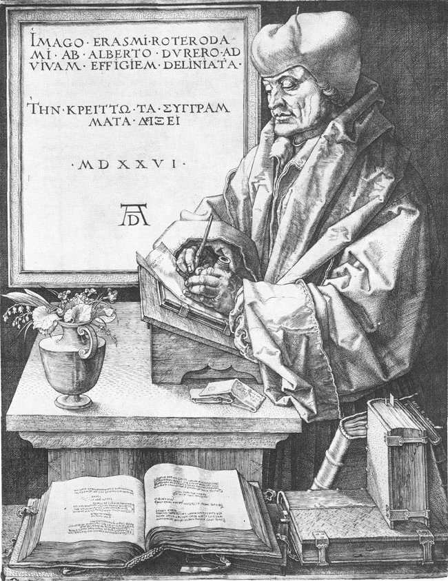 Rotterdam Erasmusu by Albrecht Dürer