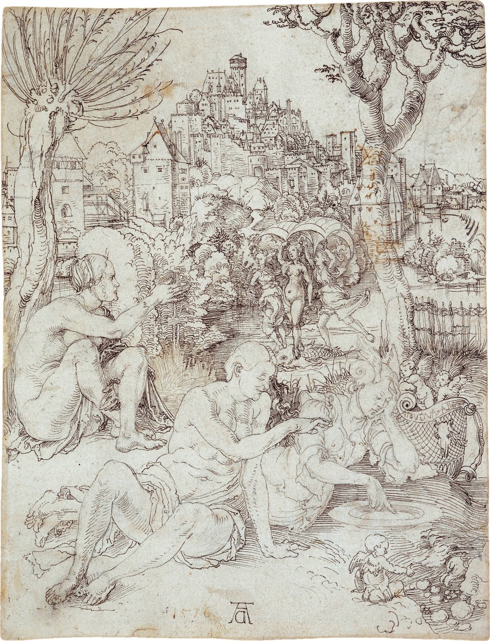 ağustos öğrencisi by Albrecht Dürer