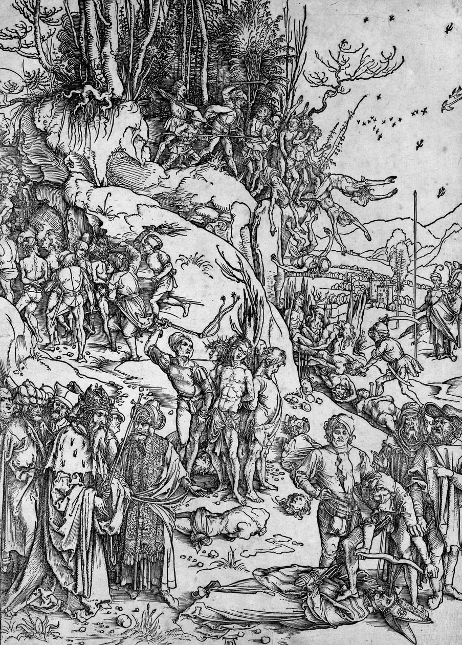 On Binlerin Şehadeti by Albrecht Dürer