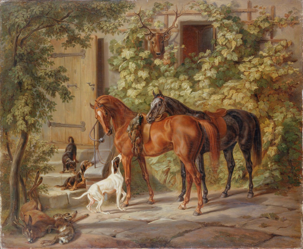 Verandadaki Atlar
