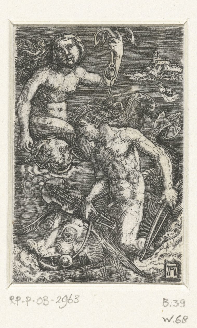 Arion ve Nereid by Albrecht Altdorfer